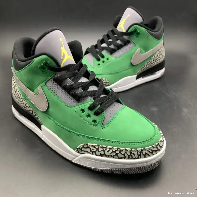 Rep LUCY Tinker AJ3 Jordan 3 Retro PE Air Oregon 867493 Ducks shoes 0511